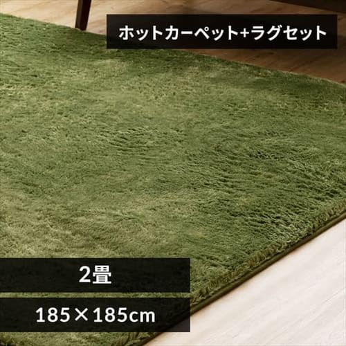 �z�b�g�J�[�y�b�g+�V���M�[���O 185�~185cm SGR-1818 �O���[�� 