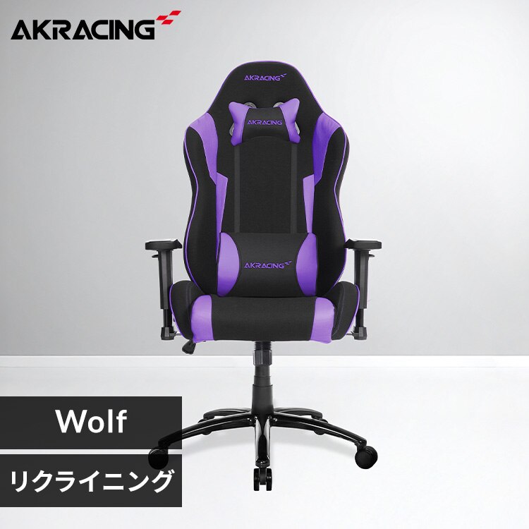 AKRacing �G�[�P�[���[�V���O �Q�[�~���O�`�F�A AKR-WOLF �p�[�v��