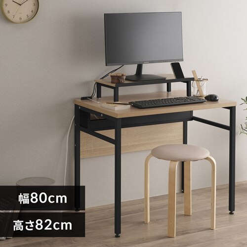 �� �f�X�N �P�[�u�����[/���j�^�[��t�� CSD-800M ���C�g�i�`������/�u���b�N