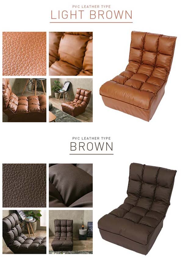 ポケットコイル使用ボリュームフロアソファ/ブレッド1P