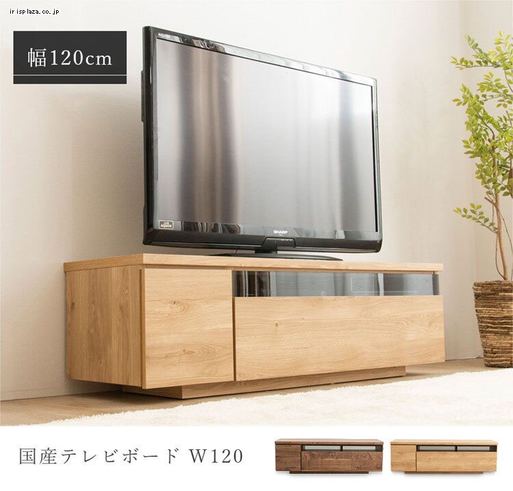 国産完成品テレビ台W120 全2色【プラザセレクト】