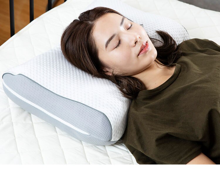 枕まくらマクラピローハニカムジェル構造ハニカムジェル二層ハイブリッド枕体圧分散通気性リバーシブル寝具ハニカムジェル二層ハイブリッド枕/フロートホワイト/グレークリアグローブ