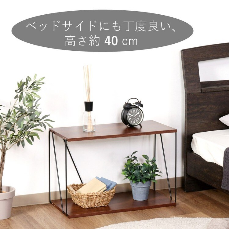 収納ラックオープンラック棚ワイヤーラック組み立て工具不要2段おしゃれ幅60cmEZBOワイヤーラック2段 