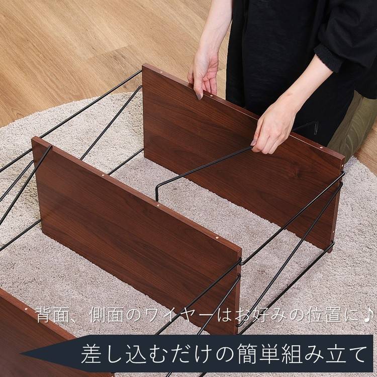 収納ラックオープンラック棚ワイヤーラック組み立て工具不要3段おしゃれ幅60cmEZBOワイヤーラック3段 