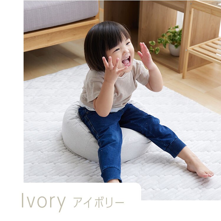 クッションになる 布団収納ケース 丸型（小） 全4色【プラザセレクト】