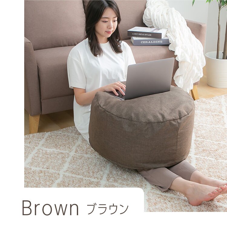 クッションになる 布団収納ケース 丸型（大） 全4色【プラザセレクト】