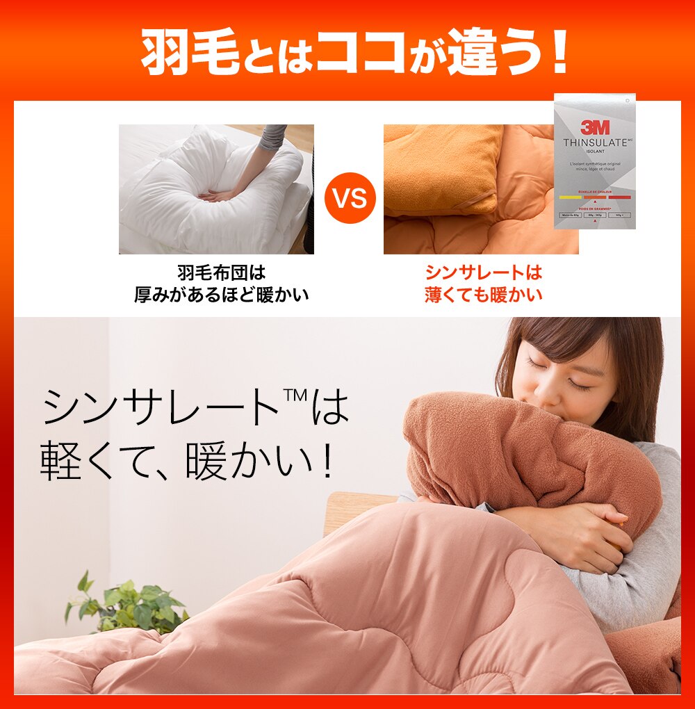 シンサレート入り掛け布団 シングル FTHY-S