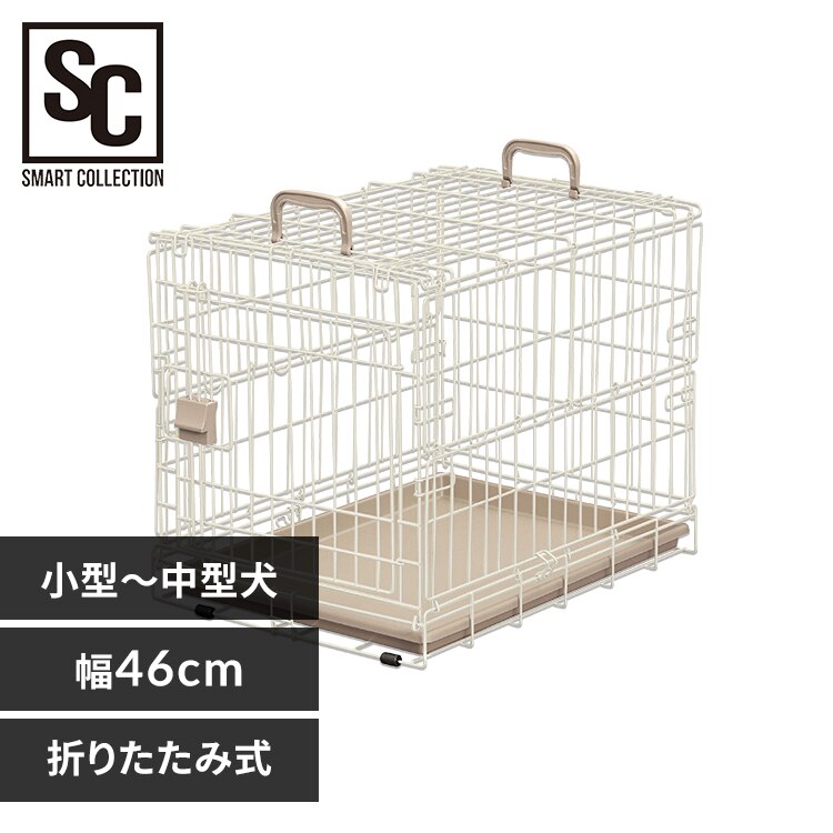 折りたたみケージ ライトナチュラル M