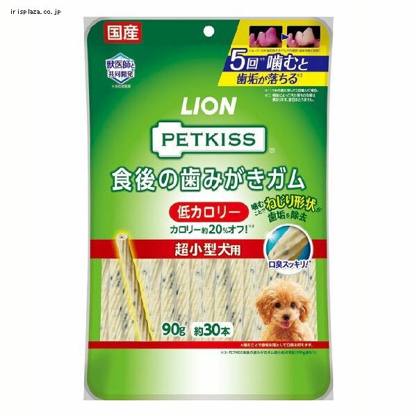 LION PETKISS �H��̎��݂����K�� ��J�����[ �����^���p 90g�i��30�{�j 