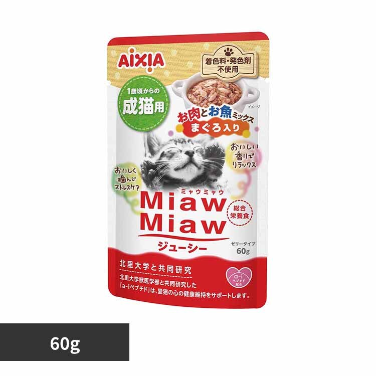 MiawMiaw�W���[�V�[ �����Ƃ����~�b�N�X �܂������ 60g 3001262 