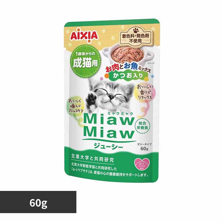 MiawMiaw�W���[�V�[ �����Ƃ����~�b�N�X �������� 60g 3001263 