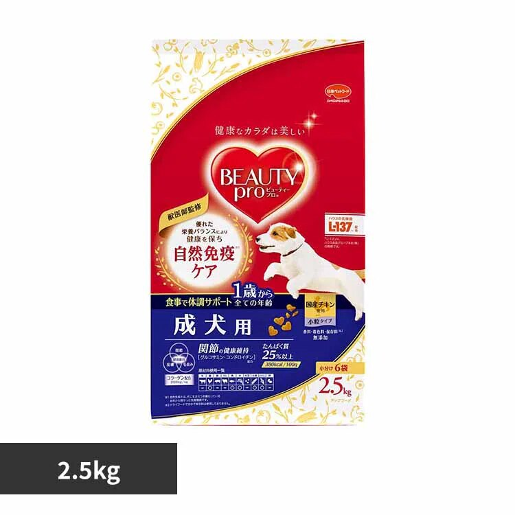 �y2�Z�b�g�z�b��t�ďC �r���[�e�B�[�v���h�b�O�t�[�h �����p 1�΂���2.5kg�~2��