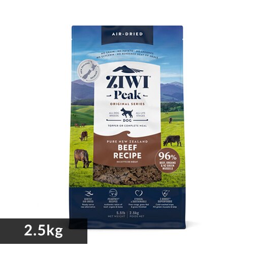ziwipeak �G�A�h���C�E�h�b�O�t�[�h NZ�O���X�E�r�[�t 2.5kg 