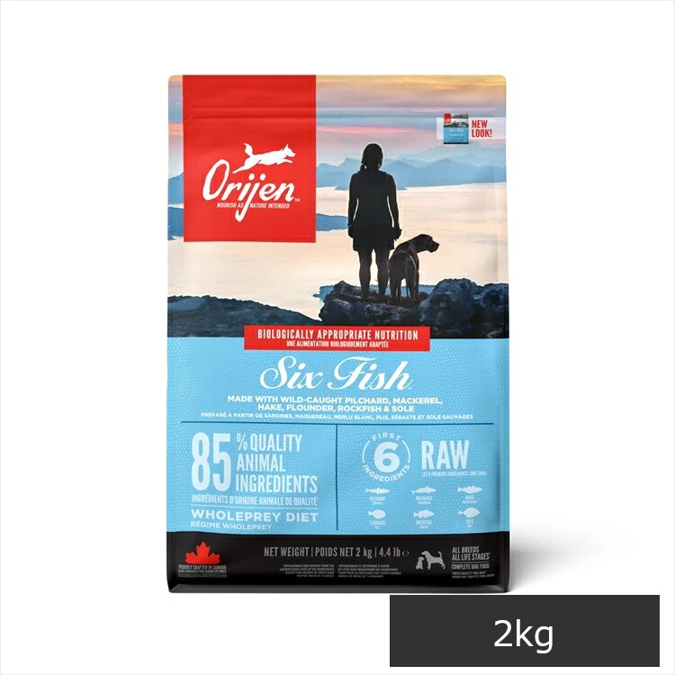 �y�A�E�g���b�g�ܖ������󎚕s�ǁz�I���W�� �h�b�O�t�[�h �I���W�� �V�b�N�X�t�B�b�V�� �h�b�O 2�s �v���~�A���t�[�h �O���C���t���[ ORIJEN