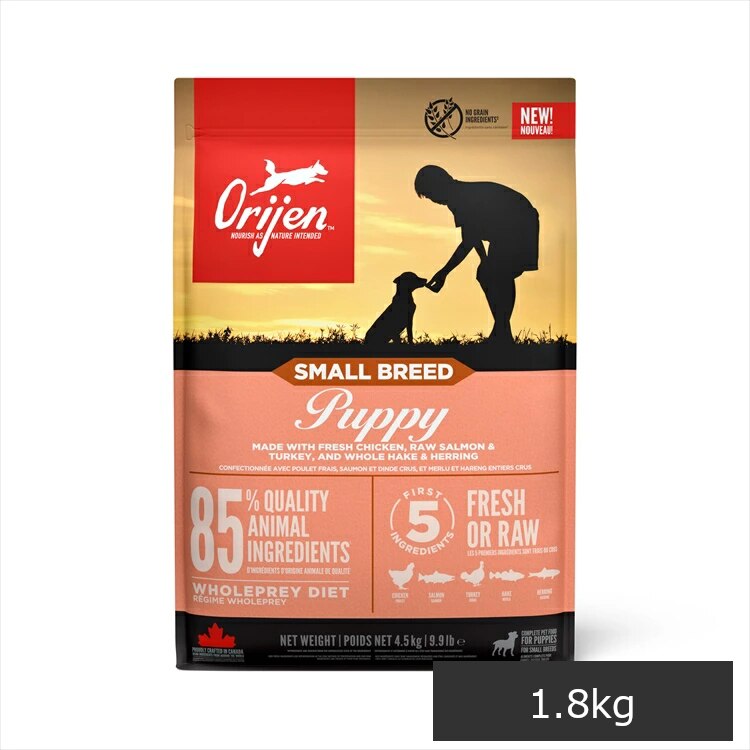 �y�A�E�g���b�g�ܖ������󎚕s�ǁz�I���W�� �h�b�O�t�[�h �I���W�� �X���[���u���[�h�p�s�[ 1.8�s �v���~�A���t�[�h �O���C���t���[ ORIJEN