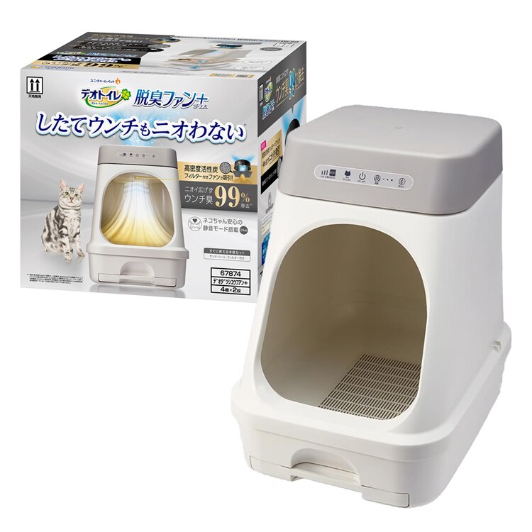 ユニ・チャーム デオトイレ脱臭ファン＋本体セット 【プラザセレクト】