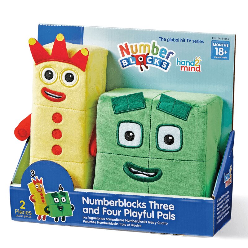 Numberblocks �Z���������� �i���o�[�u���b�N�X �ʂ������ ���ǂ� Three��Four