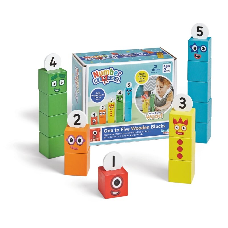 Numberblocks �Z���������� �i���o�[�u���b�N�X �ؐ��u���b�N 1-5