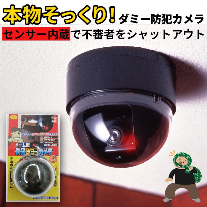 �u���b�N �h�ƃJ���� �_�~�[ �ʔ� �ƒ�p ���O ���C�����X �ݒu �Ď� �Z���T�[ ���C�g �h�[���^ LED �����v �N���h�~ �t�F�C�N �������h�~ �ԏ�r�炵�΍� �d�r �U�� �ɂ����� �_�~�[ �J���� �ԐF �Z�L�����e�B