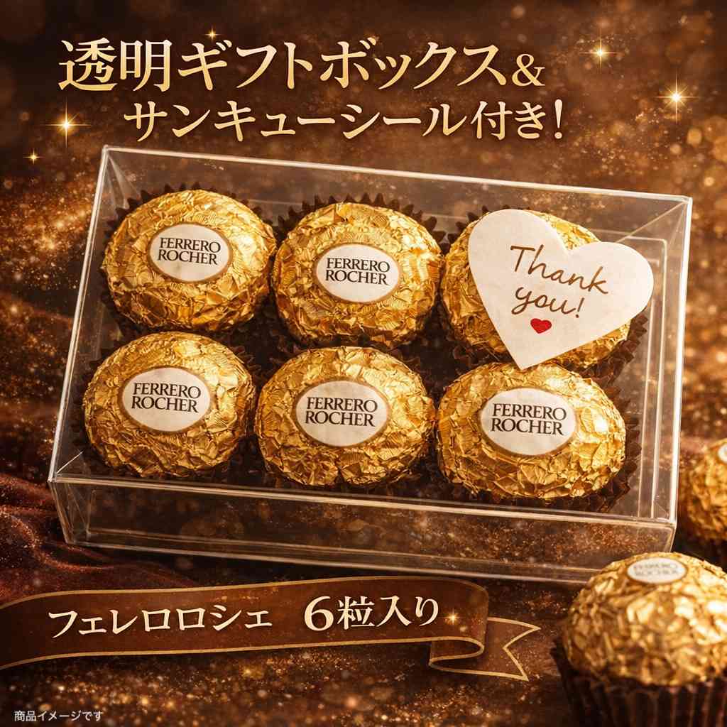 �t�F���� ���V�F Ferrero Rocher �`���R���[�g 6�� �����M�t�g�{�b�N�X �T���L���[�V�[���t�� �z���C�g�f�[ ���Ԃ� �M�t�g ���b�s���O �ς� �`���R �v���[���g �v�`�M�t�g �X�C�[�c ���َq ���킢�� ���Ԃ� ���z�� ���肪�Ƃ� �`���R � (�H�i�t�F����G6)��