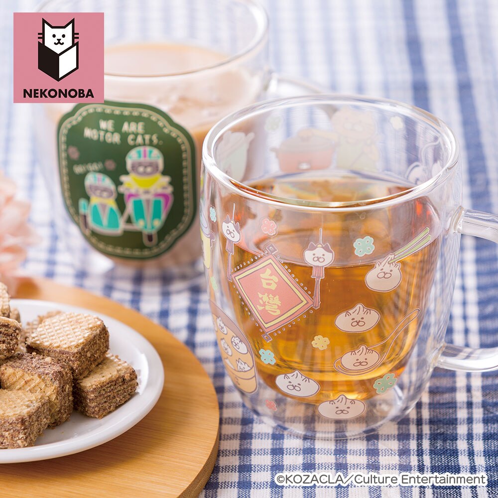 NEKONOBA �O�b�Y �ʔ� �l�R�m�o �}�O�J�b�v �K���X ��d ���킢�� ��l���� �L�����N�^�[ �H��@�s�� �d�q�����W�s�� �L �˂� �l�R �L�O�b�Y ������� 300ml �R�[�q�[�p�i �����p�i �H�� �m�H�� �L�b�`���p�i