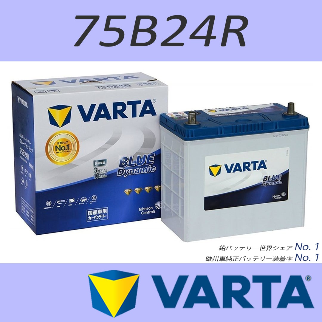 VARTA 75B24R BLUE DYNAMIC ���Y�ԗp�o�b�e���[