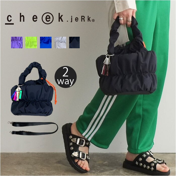 cheek �o�b�O �`�[�N C24007 �ʔ� �g�[�g�o�b�O �g�[�g�o�b�N 2way �V�����_�[�o�b�O �΂߂����o�b�O �В��o�b�O �В��^�V�����_�[�o�b�O ���f�B�[�X �����Y ���� �j�� �l�I���J���[ �p���R�[�h �J���[�R�[�h