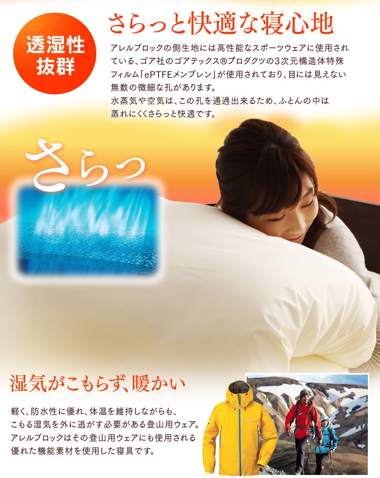 アレルブロック　掛布団