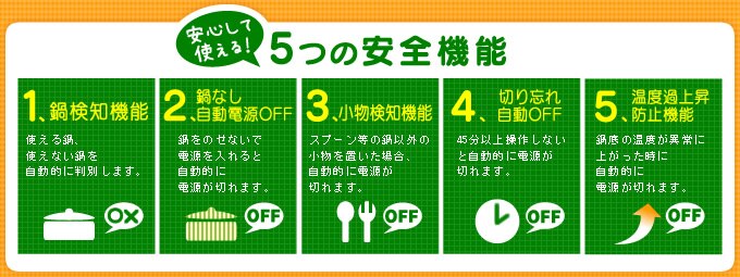 5つの安全機能
