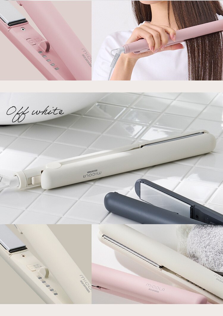 MiCOLA ストレートアイロン セラミックコーティング HIR-MS101-V ラベンダー10