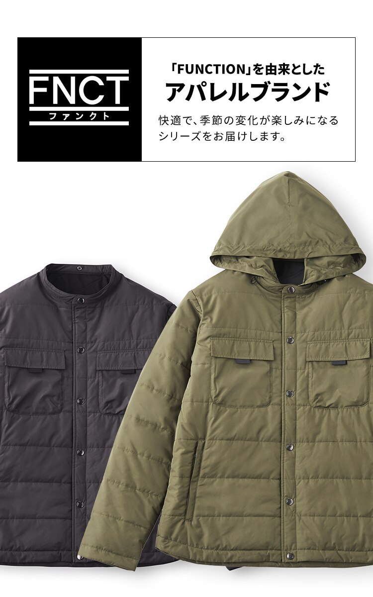 中綿保温フード付きブルゾン1