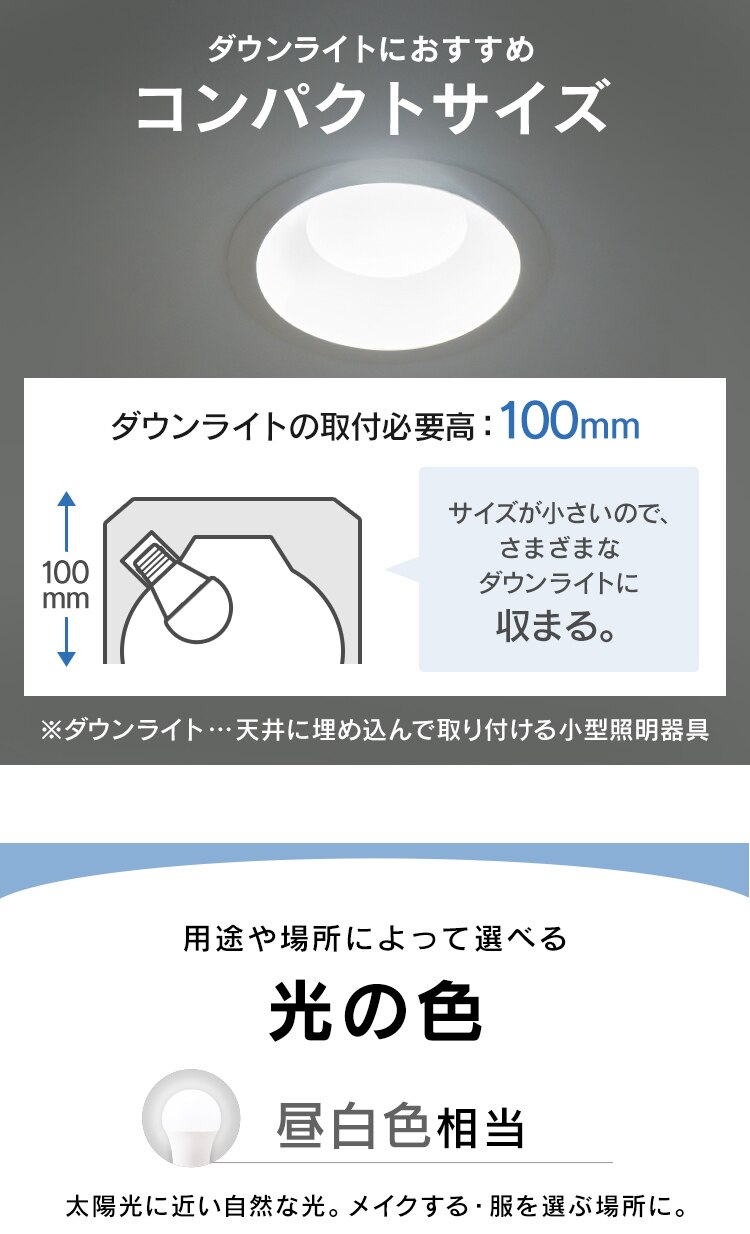 LED電球 E17口金 広配光タイプ 40W形相当 昼白色 密閉形器具対応 断熱材施工器具対応 LDA4N-G-E17-4T82