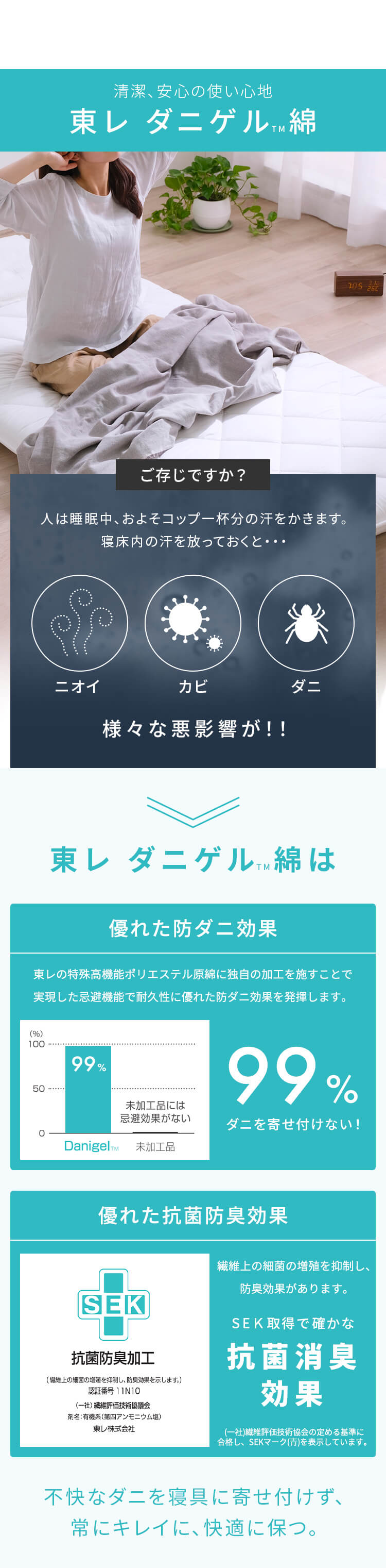 5層敷き布団 SKF-UD12-S3