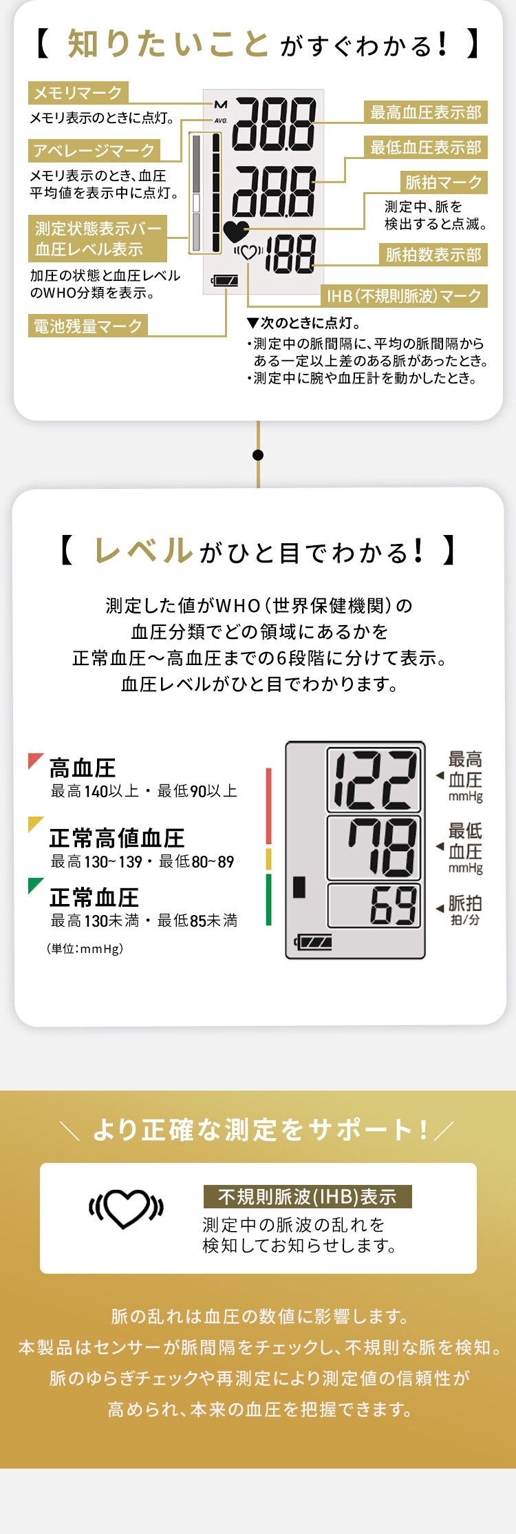 手首式血圧計 BPW-102 簡単測定 コンパクト5