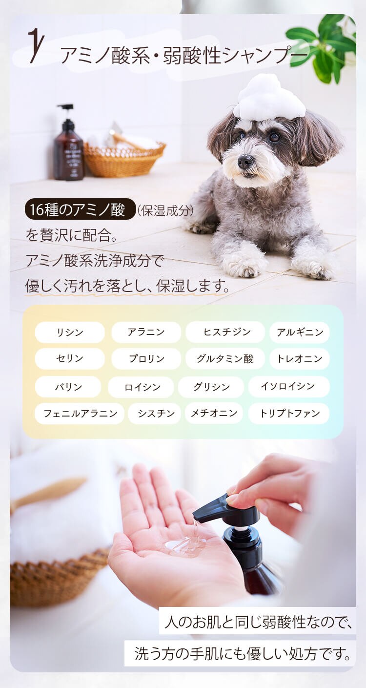 トリートメントインシャンプー ボタニカルソープの香り 400ml P-TS400 ペットシャンプー3