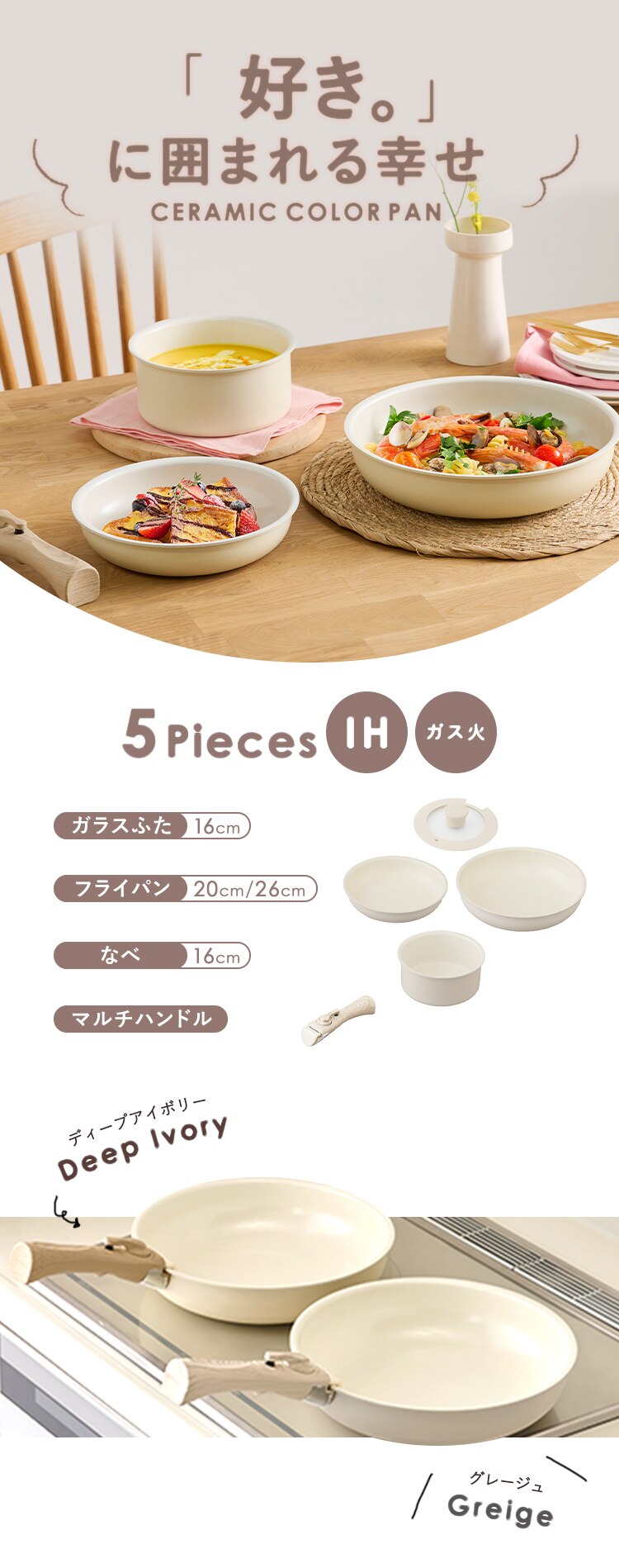 �t���C�p�� 5�_�Z�b�g IH/�K�X�ΑΉ� �Z���~�b�N�J���[�p�� CC-5S