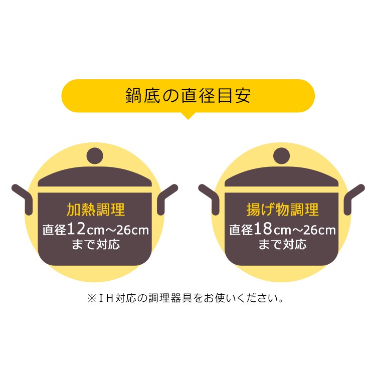 IHクッキングヒーター 1口 1400W IHコンロ 一人暮らし IHC-BFL111 ブラック12