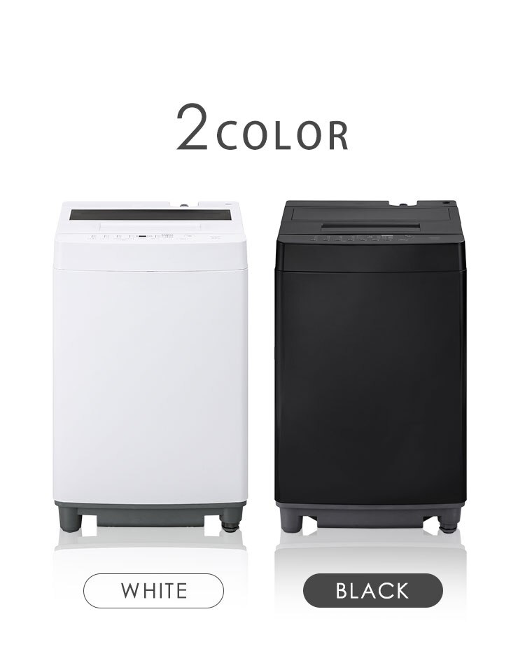洗濯機 6kg ガチ落ち大水流洗浄 節水 LOW設計 一人暮らし ITW-60A01-W ホワイト10