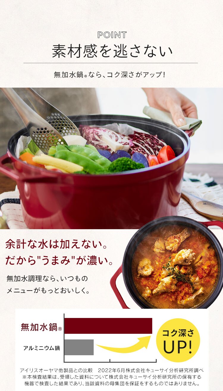 鍋 無加水鍋 20cm IH/ガス火対応 COTOCO SMKSN-S20 チャコールグレー3