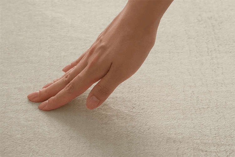 ラグ ラ・クッションラグ つまずきにくいラグ 185cm&times;240cm 3畳 厚さ4.5cm ベージュ ACRNS-18243