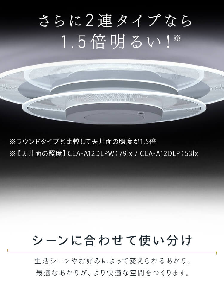 LED シーリングライト 8畳 調光 調色 工具・工事不要 リモコン付き 5年保証 CEA-A08DLPW3