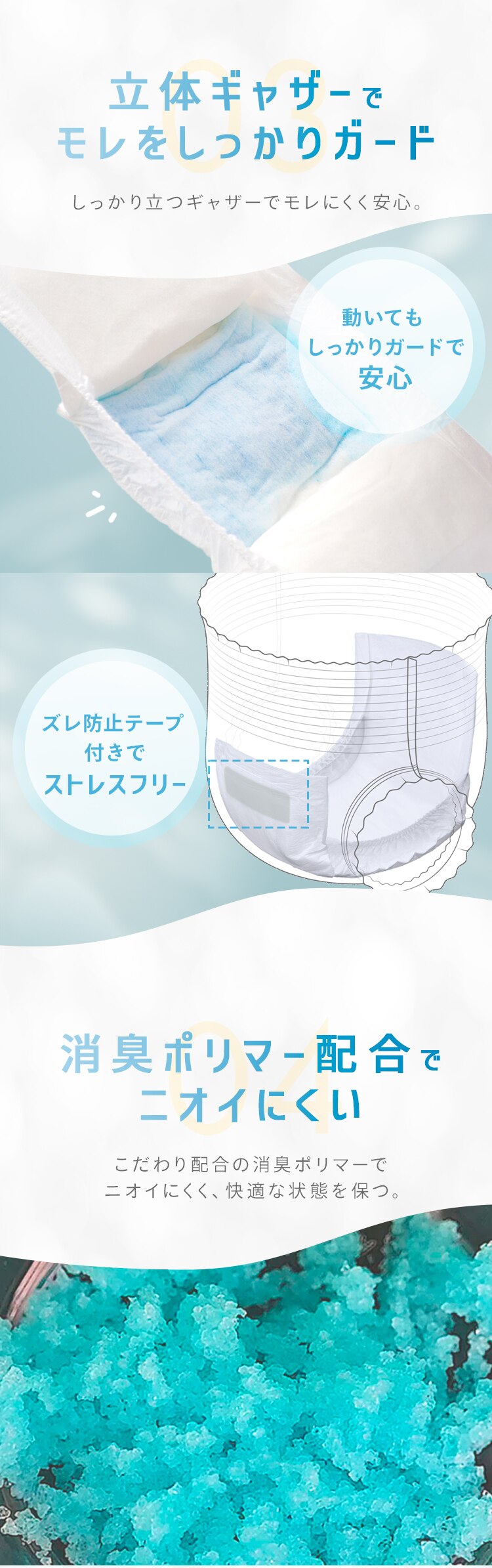 【200枚】尿とりパッド 4回吸収 リフィール 快適下着用 50枚入NAD-PD42-50&times;4パック4