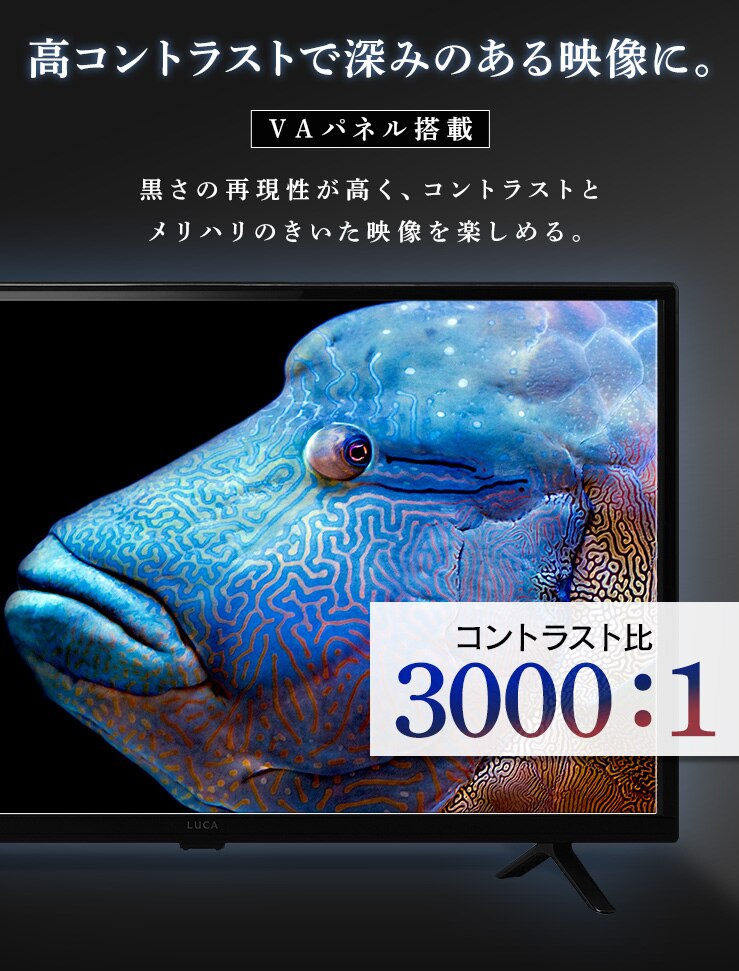 LUCA 液晶テレビ 32V型 LT-32WSX-F11