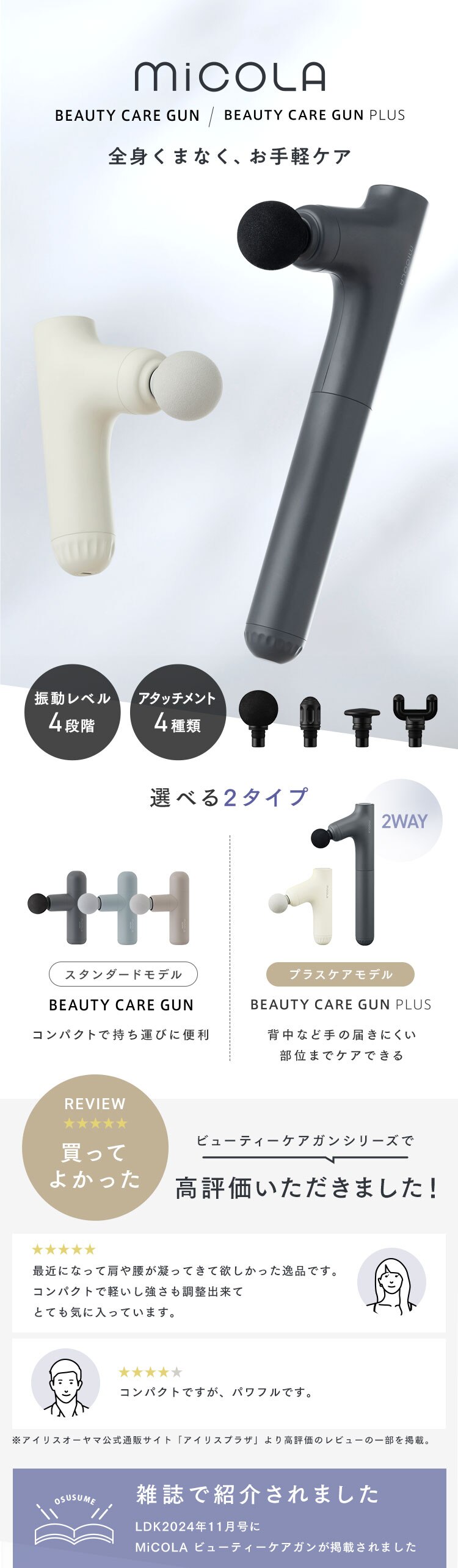 MiCOLA ビューティーケアガン FRT-M01-A ブルー0