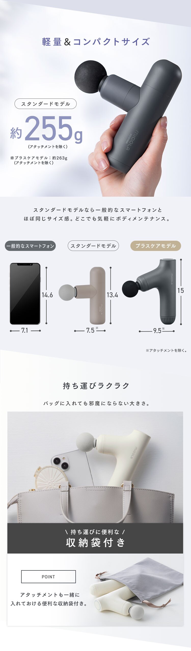 MiCOLA ビューティーケアガン FRT-M01-A ブルー8