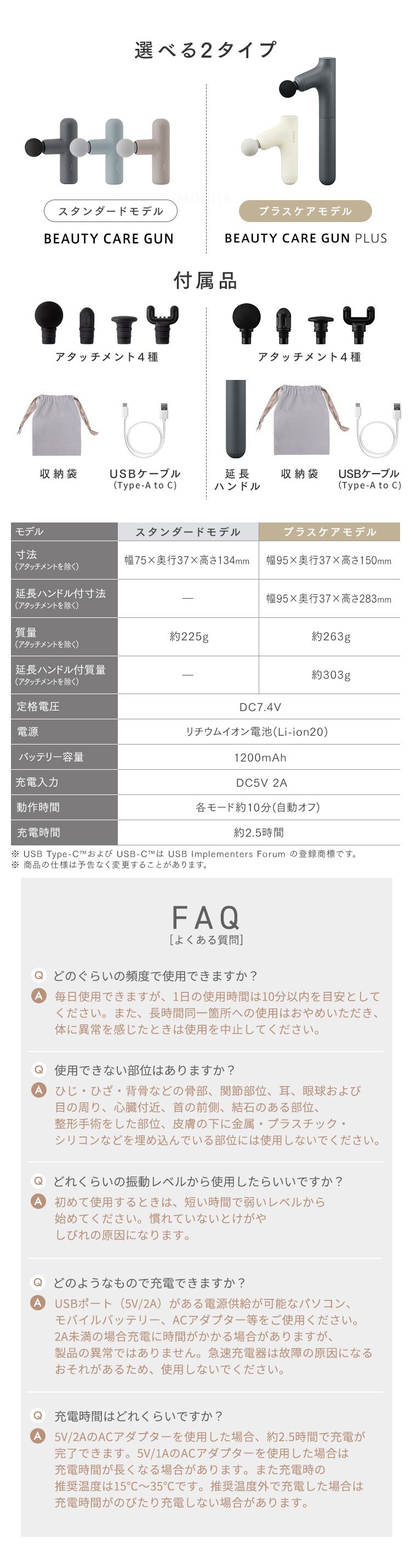 MiCOLA ビューティーケアガン FRT-M01-A ブルー11