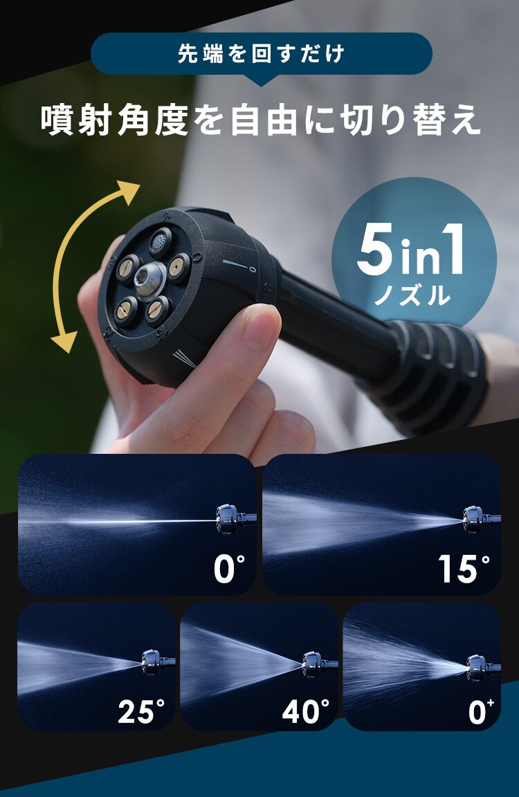 充電式ハンディウォッシャー JHW-102 ペールブラウン2