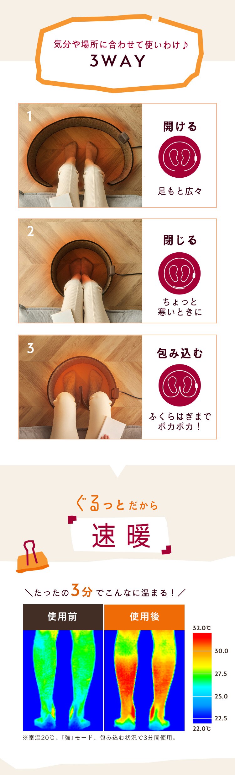 ぐるポカパネルヒーター KPH-R122-DT ダークブラウン1