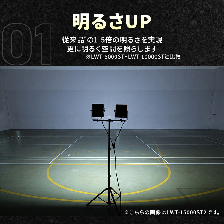 LEDスタンドライト 7500lm LWT-7500ST21