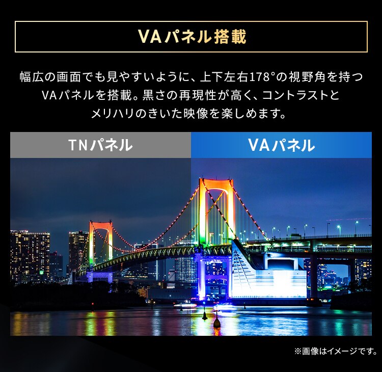 モニター 21.5インチ ディスプレイ LUCA DT-JF215S-B モニター台セット (黒)5